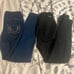 dark blue and black colombia eans