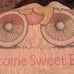 Handmade baby girl quilt. Pink backing