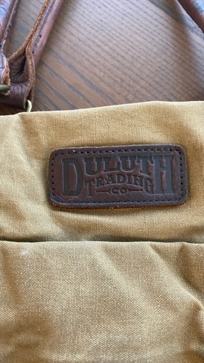 Duluth canvas bag