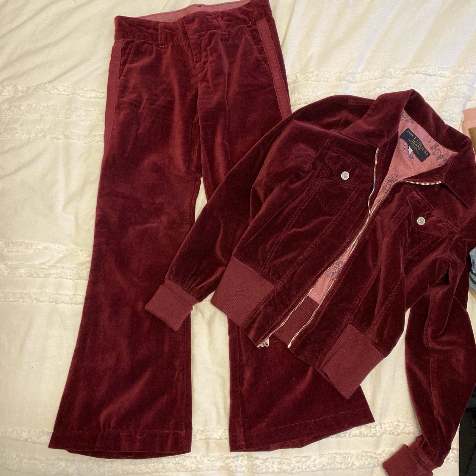 Vintage Juicy Couture Velour Tracksuit 2-piece set