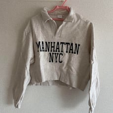 MOUSSY MANHATTAN NYC Cropped Polo Shirt