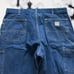 Carhartt FR Vintage 90s Blue Denim Jeans Carpenters Mens Size 40 x 28” Inseam