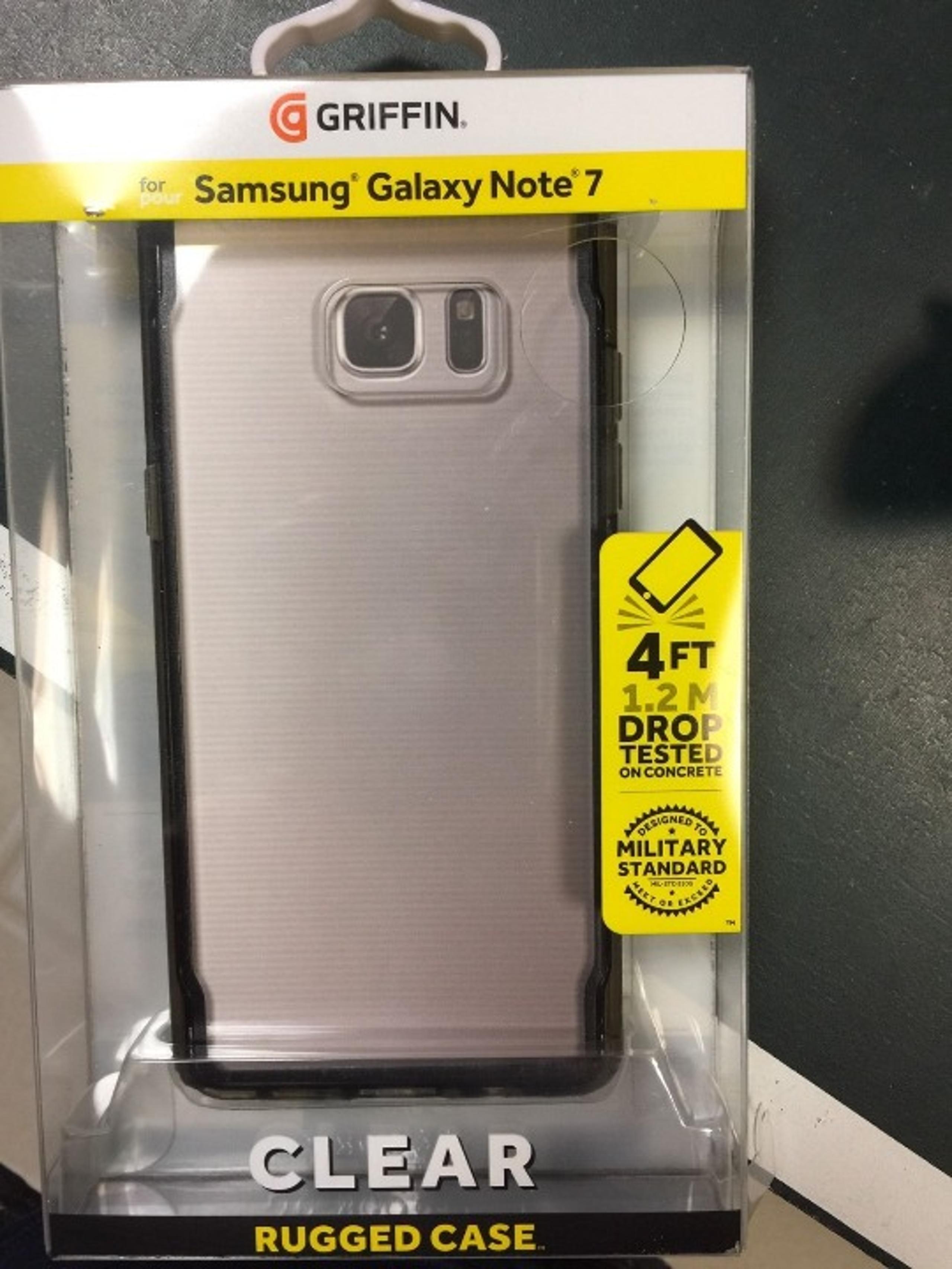 GRIFFIN CLEAR RUGGED CASE - GALAXY NOTE7