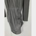 Sundry Puff Long Sleeve Shirred Dress Womens Large New Grey Pigment Charcoal