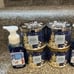 Frosted coconut snowball candles and soaps