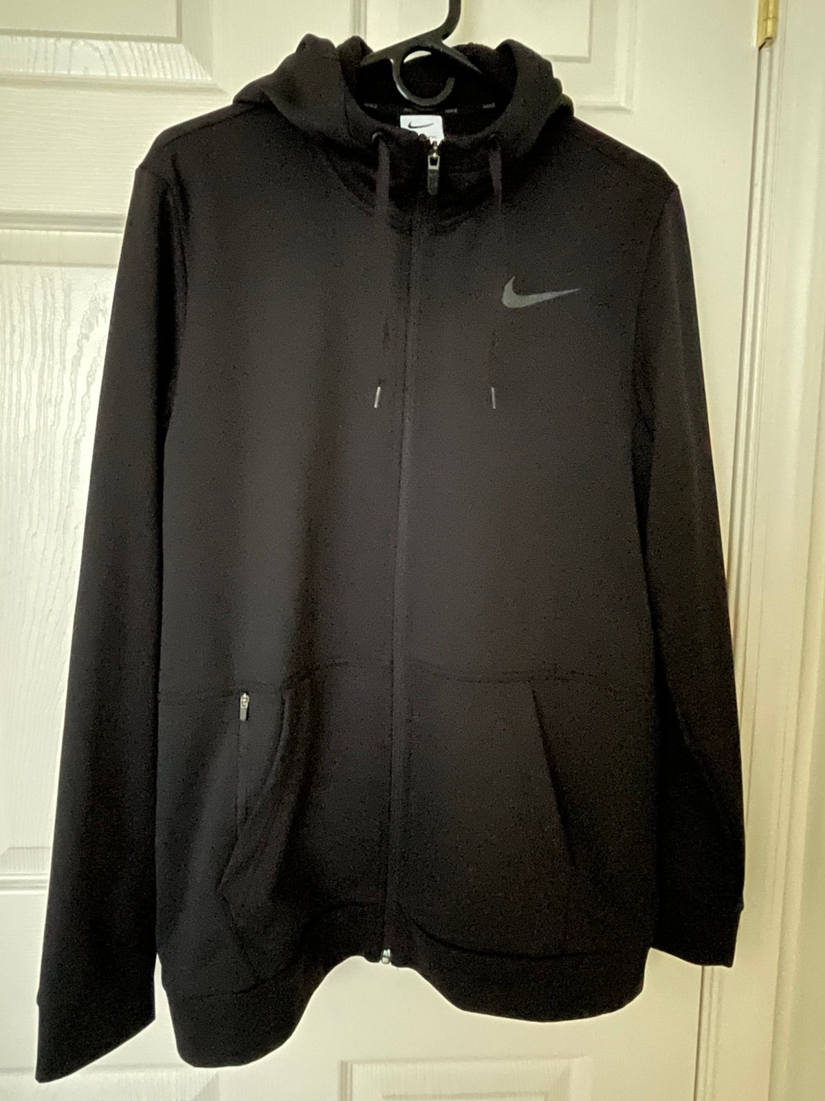 Mens Nike Therma-Fit Hoodie Zip Jacket Black L