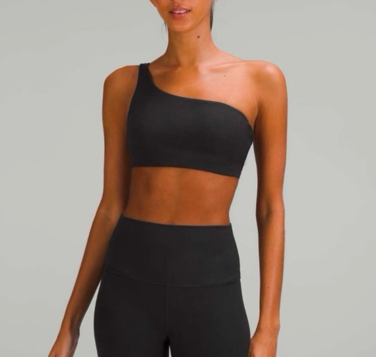 Lululemon Ribbed Asymmetrical Nulu Yoga Bra