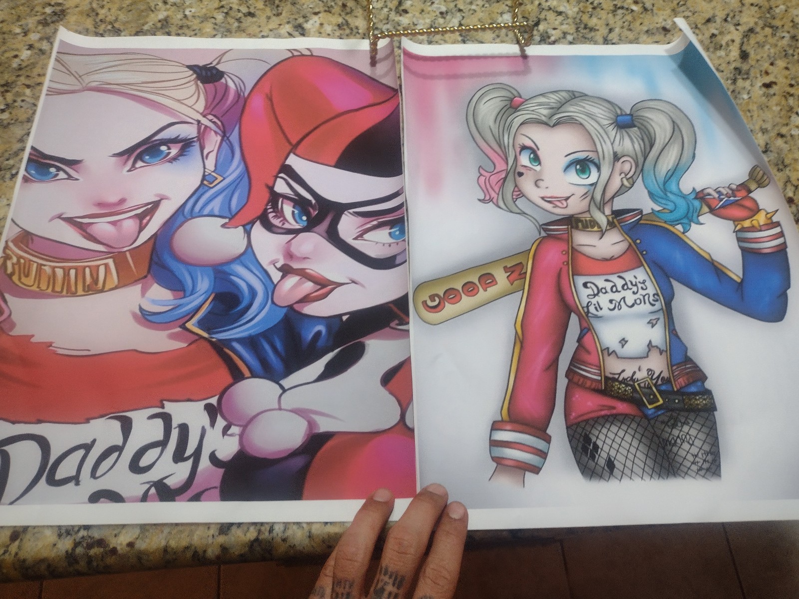 Harley Quinn artwork 11X17 2pack