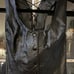 Vintage - 1990s Firenze Black Leather Bustier Corset w/ Lace Up Back - S