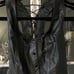 Vintage - 1990s Firenze Black Leather Bustier Corset w/ Lace Up Back - S