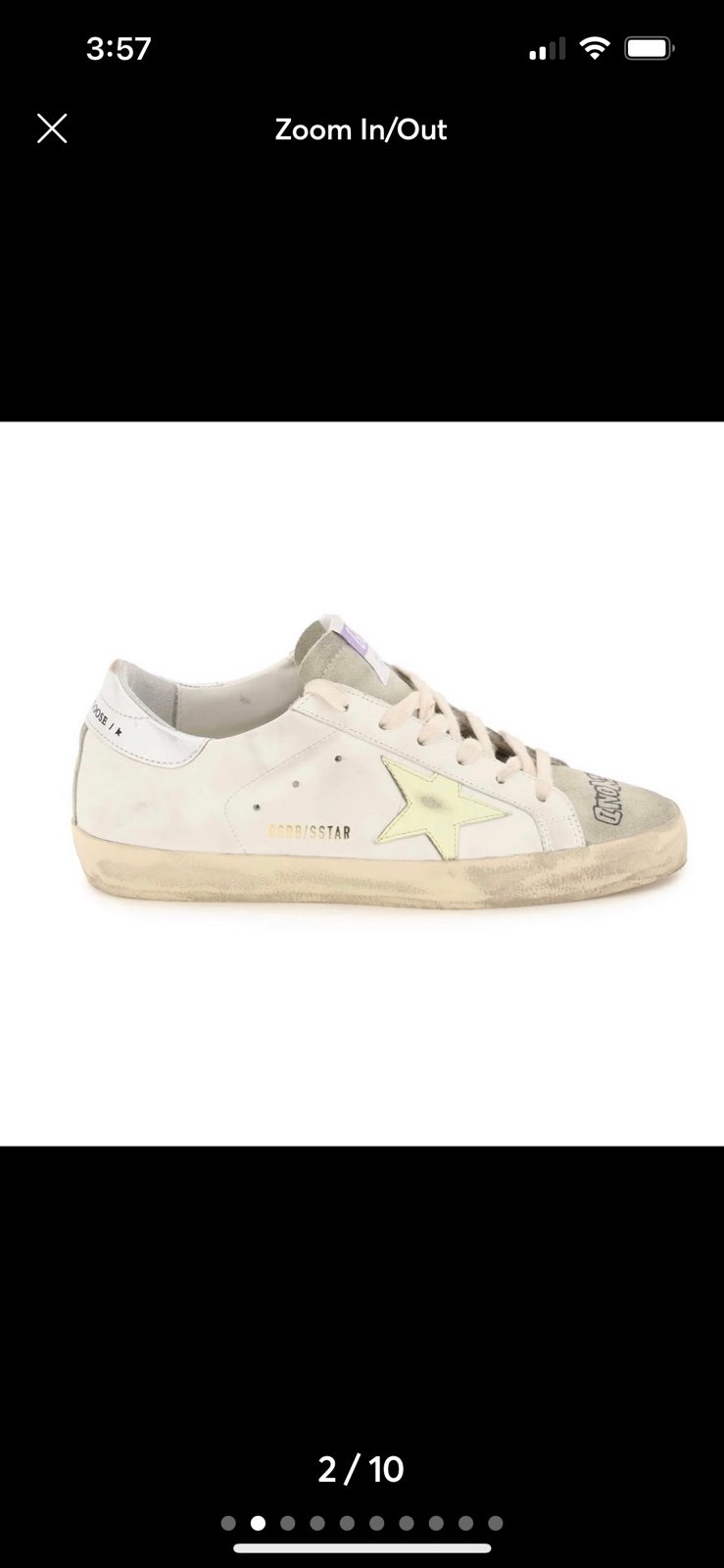 NEW Golden Goose Superstar Sneakers 40