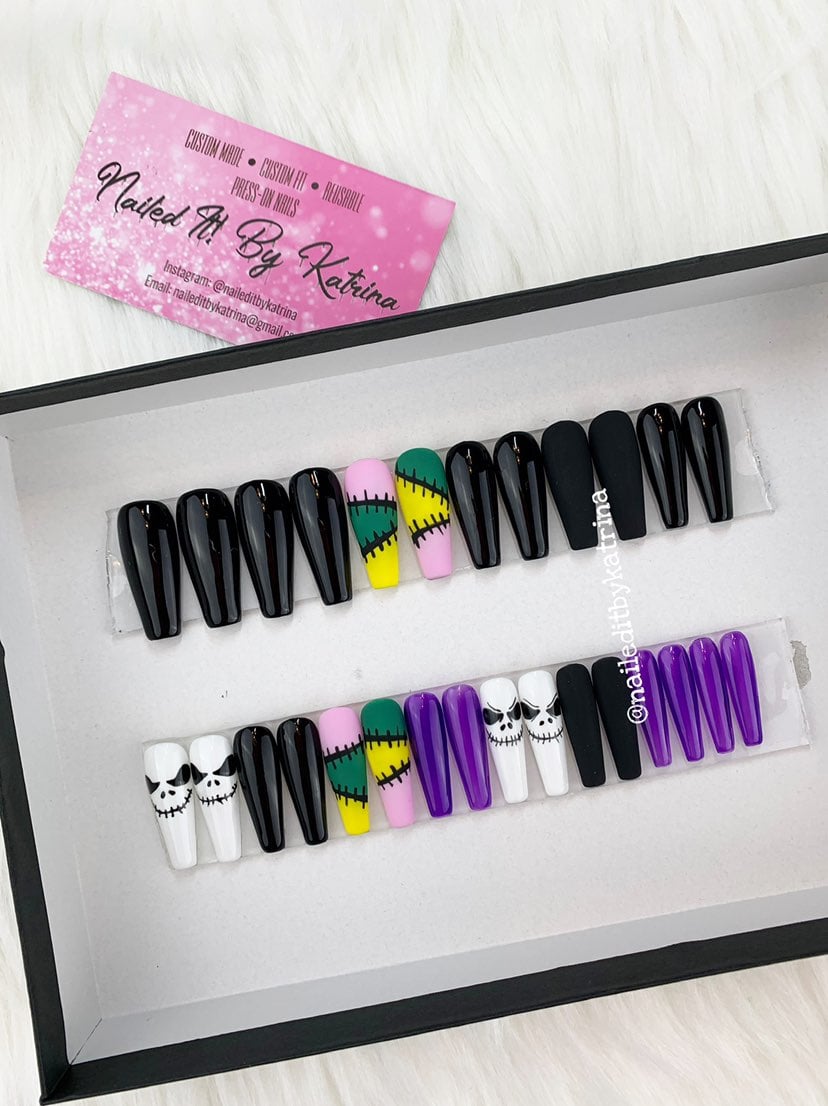Nightmare Before Christmas Press-On Nail