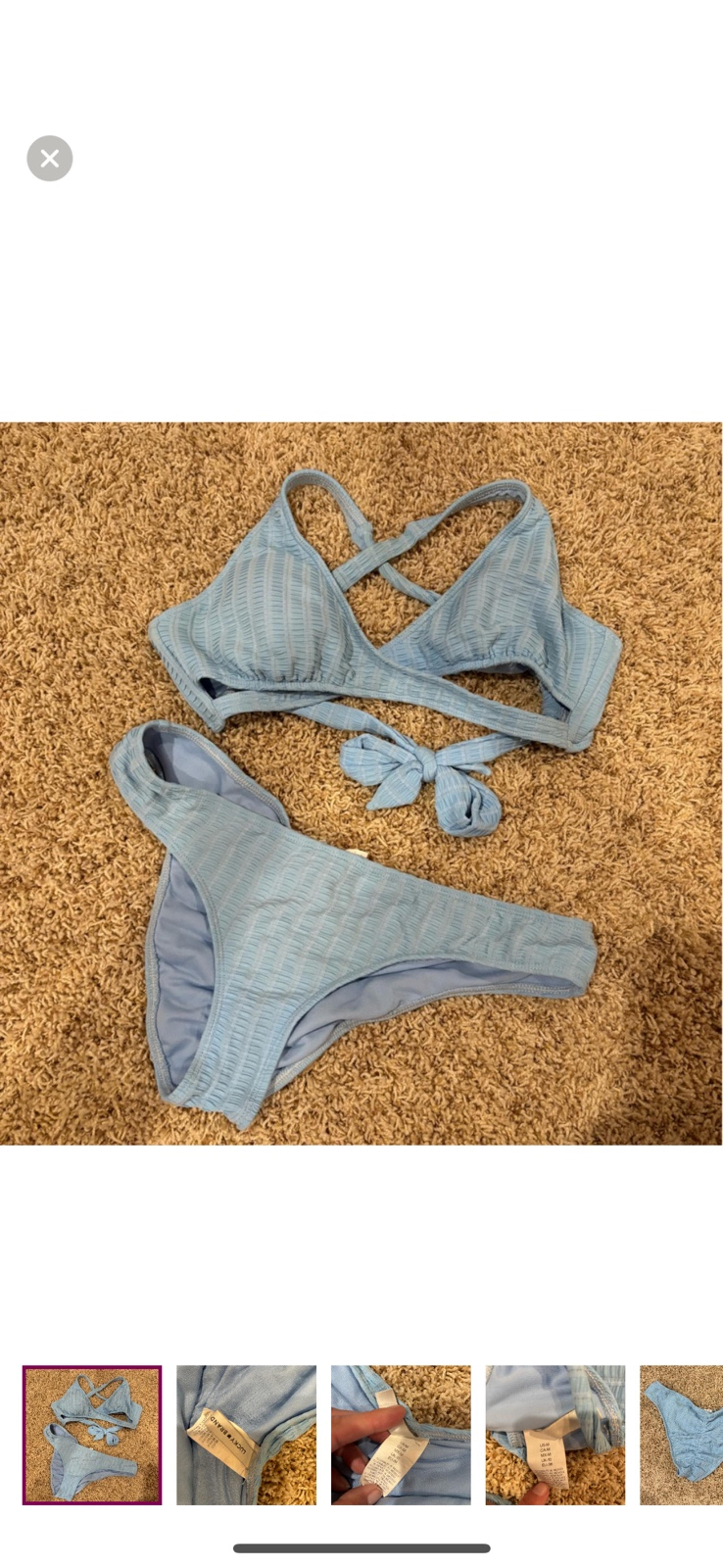 LUCKY BRAND - swimsuit bikini size medium. Cute wrap top