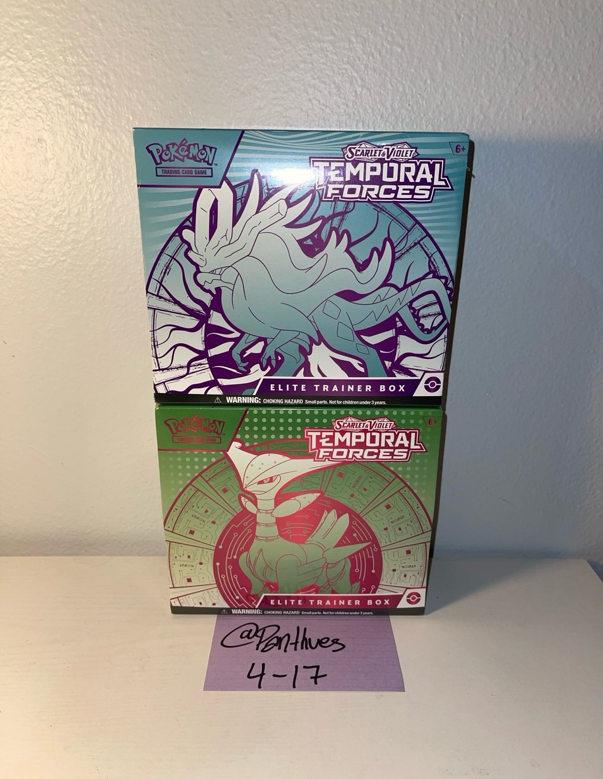 Pokemon TCG Scarlet & Violet Temporal Forces ETBs