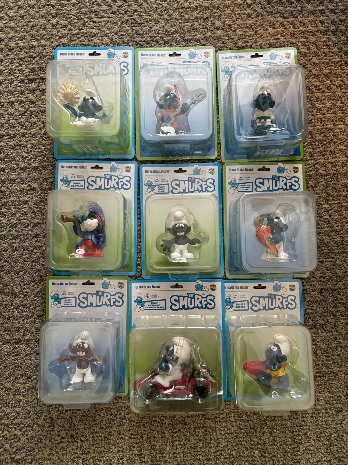 New Medicom UDF SMURF Action Figures