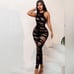 Black Fishnet Bodystocking Lingerie