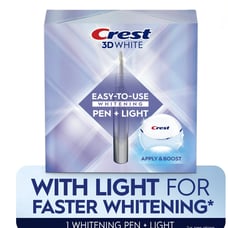 Crest easy to use whitening pen + Light