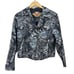 Harley-Davidson VTG Moto Gray Black Logo Print Jacket Women’s Sz Small