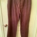 Women's Genuine Leather High Waist Pants