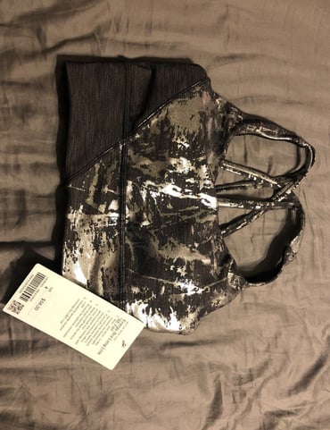Lululemon Energy Bra Long Line Foil
