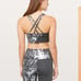Lululemon Energy Bra Long Line Foil