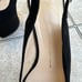 Giuseppe Zanotti Black Suede Peep Toe Slingback Platform Sandals