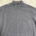JOHN SMEDLEY John Smedley Mock Neck Knit Grey M