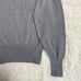 JOHN SMEDLEY John Smedley Mock Neck Knit Grey M