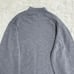 JOHN SMEDLEY John Smedley Mock Neck Knit Grey M