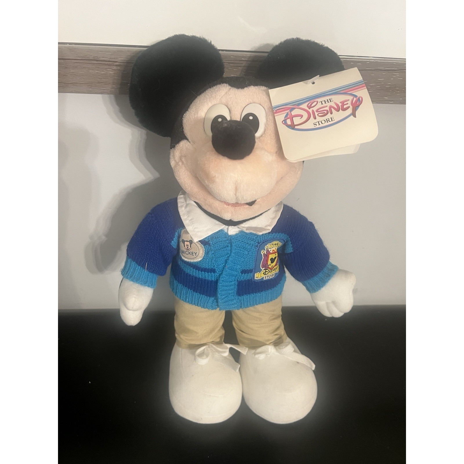 New With Tags Disney Cast Member Mickey 12 Plush Toy - Vintage Collector