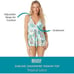 Coco Reef 34DD Sublime Bra-Sized Tankini Bikini Swimwear Top Tropical Lotis Swim