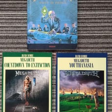 Megadeth Score Tablature Set of 3 Books
