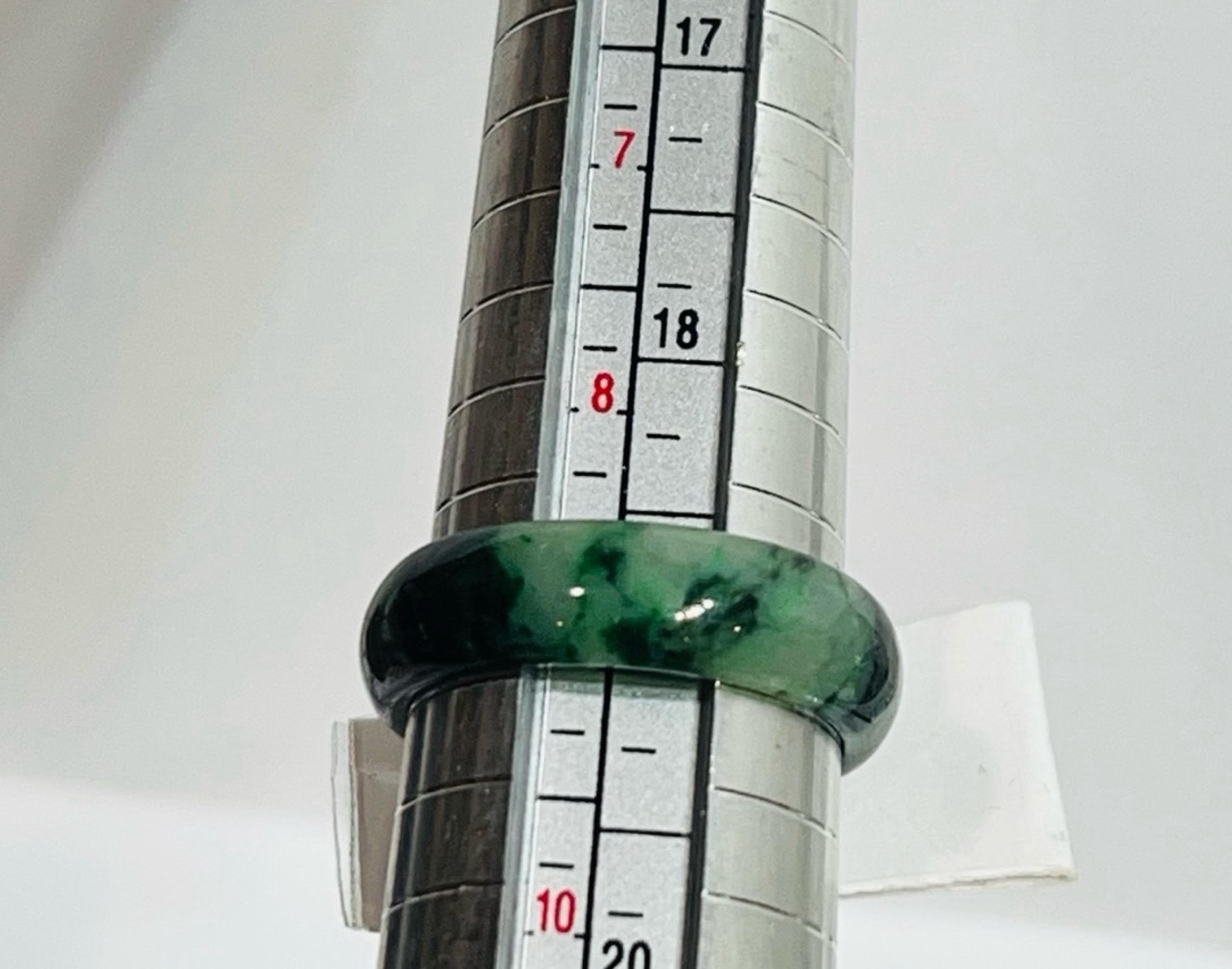 Jade Ring, Size 8.5 inches