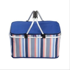 Portable Cooler Bag Large Capacity Folding Picnic Basket Portable