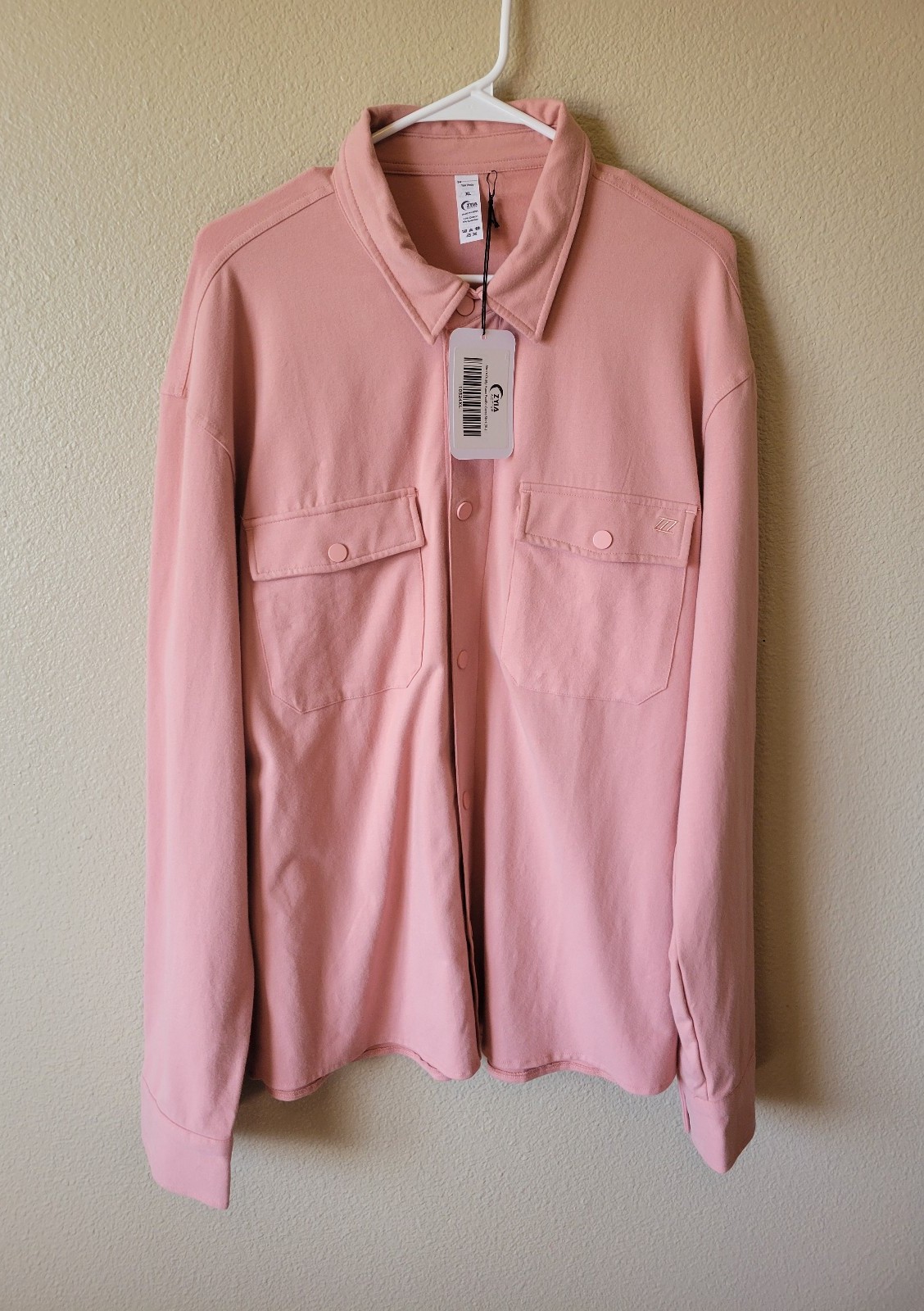 Zyia Men’s Dusty Rose Pacific Crest Shirt, XL