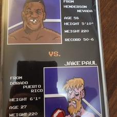 Mike Tyson vs Jake Paul Punch Out cover