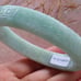 Certified Natural Burma Grade A JADE Jadeite Circle Flower Bangle Bracelet 58mm