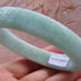 Certified Natural Burma Grade A JADE Jadeite Circle Flower Bangle Bracelet 58mm