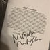 Marilyn manson long hard road SIGNED