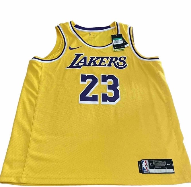 NWT Nike Lebron James #23 NBA Swingman LA Lakers Jersey Basketball Men’s XL - s