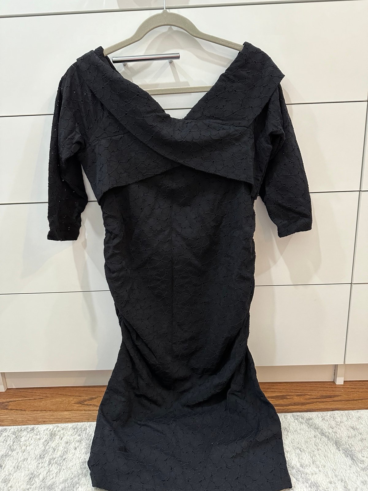 A Pea in th Pod Black Dress Size L