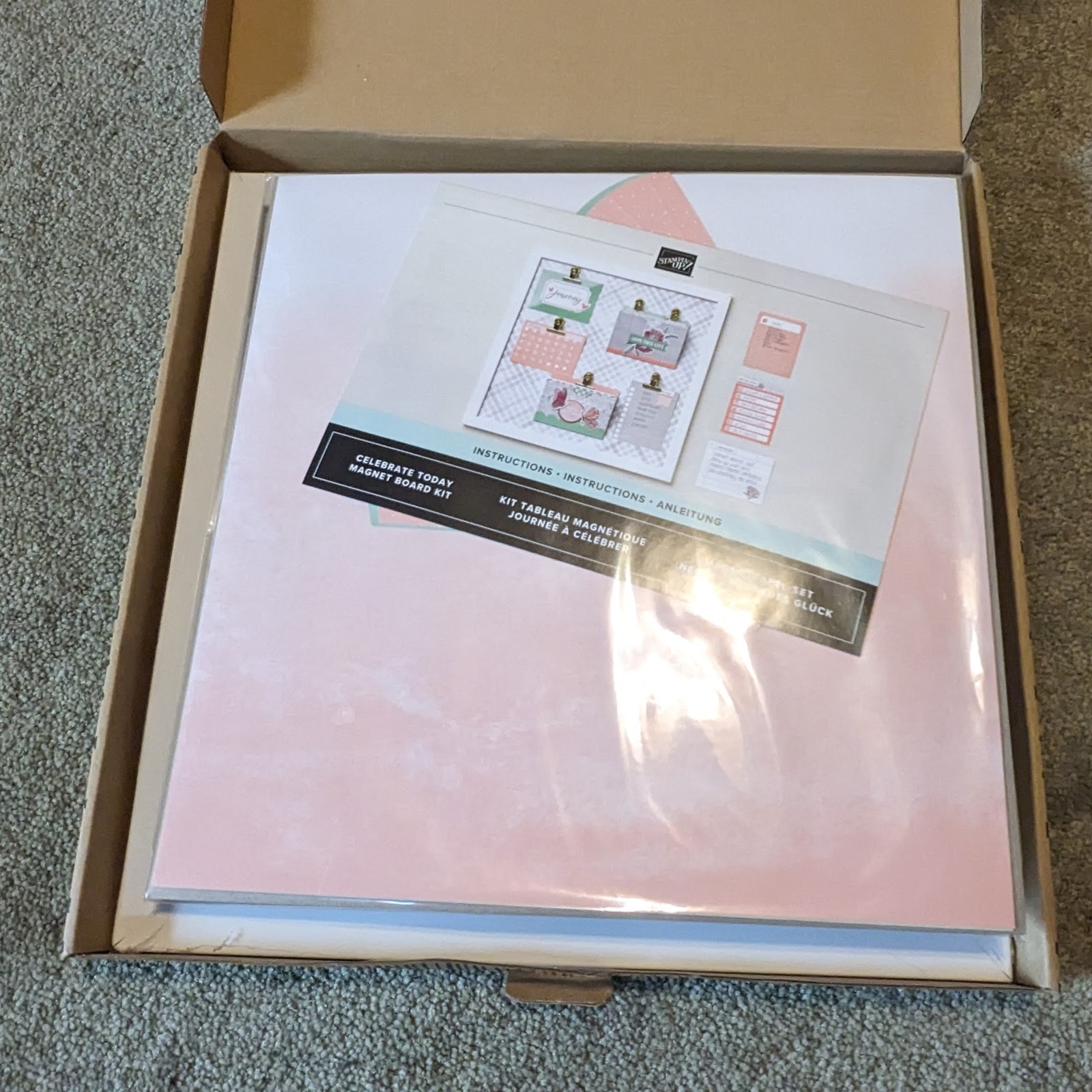 Stampin Up MAGNETIC BOARD KIT CELEBRATE TODAY Stamps Scrapbooking Crafting DIY 2