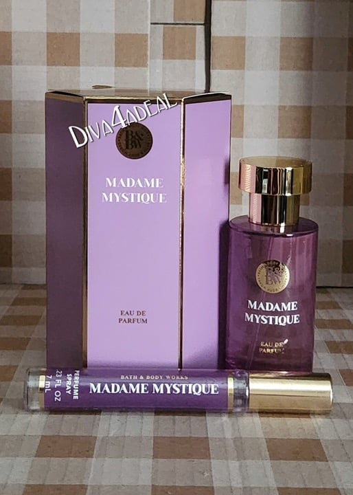 Bath & Body Works Everyday Luxury Madame Mystique 1.7 Fl OZ EDP & 2PC Travel