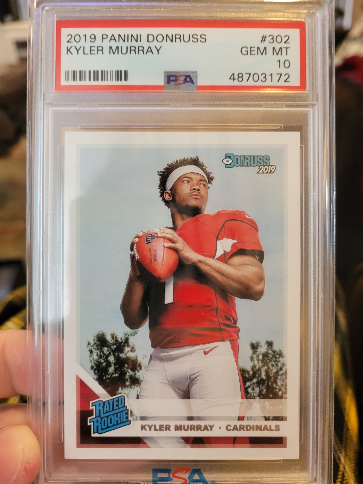 Kyler Murray 2019 #302 PSA 10.