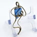 Vintage Artisan Made Beach Glass Pendant