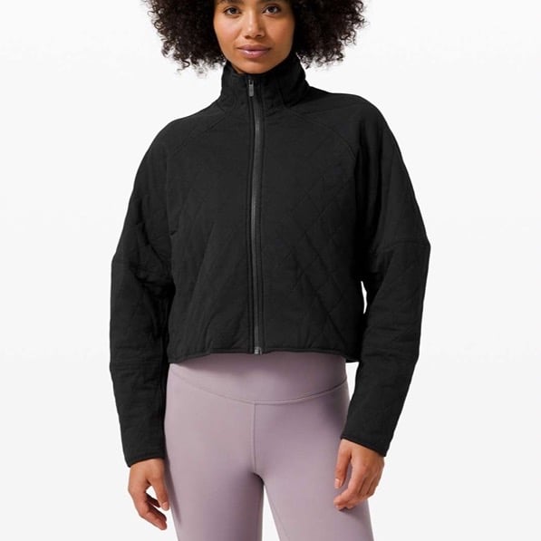 LULULEMON QUILTED CALM JACKET SIZE 12