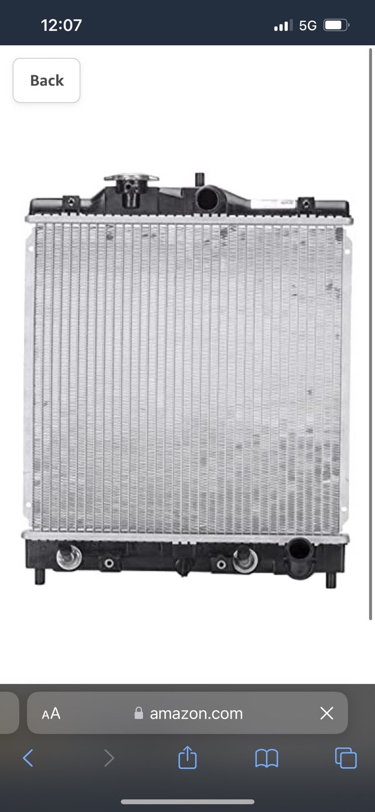Honda Civic 1997-2003 Radiator
