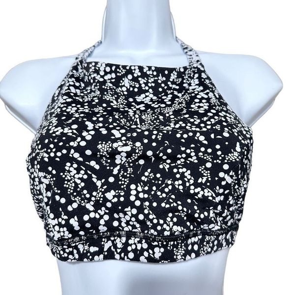 Lululemon Slide With Me Bra Chirasu Black Chirakasu Alpine White. Sz 4 A444