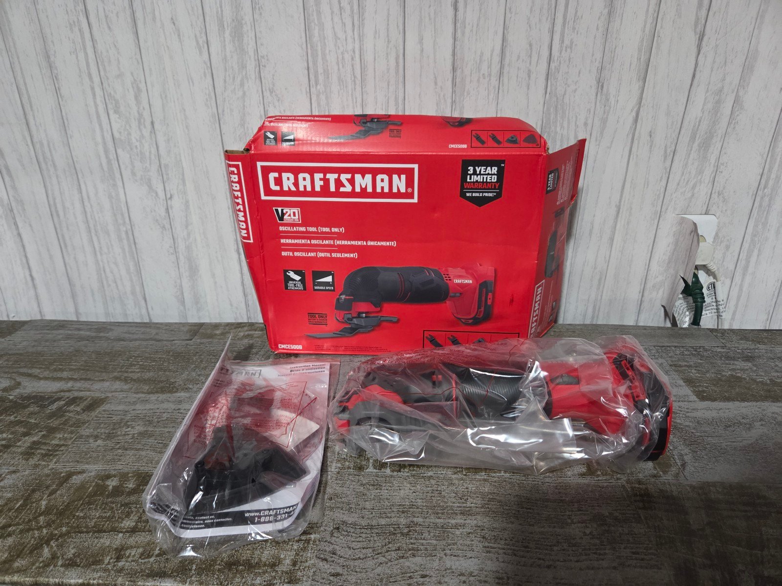 CRAFTSMAN V20 Cordless Oscillating Tool CMCE500B