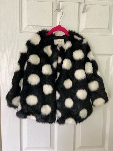 EUC KATE SPADE Toddler Girls Designer Coat Size 3